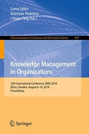 Cover of Knowledge Management in Organizations