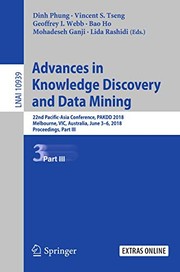 Cover of Advances in Knowledge Discovery and Data Mining