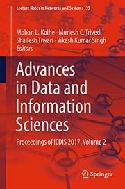 Cover of Advances in Data and Information Sciences