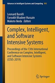 Cover of Complex, Intelligent, and Software Intensive Systems