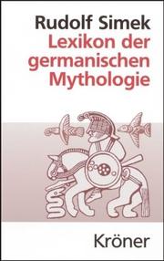 Cover of Lexikon der germanischen Mythologie