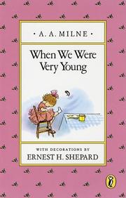Cover of When we were very young