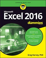 Cover of Excel 2016 for Dummies Book + Online Videos Bundle