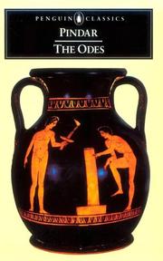Cover of The odes of Pindar