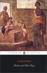 Cover of Medea and other plays