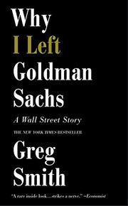 Cover of Warum ich Goldman Sachs verließ