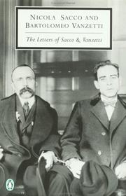Cover of Letters of Sacco and Vanzetti
