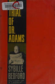 Cover of The trial of Dr. Adams