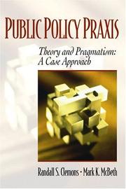 Cover of Public policy praxis