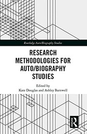 Cover of Research Methodologies for Auto/biography Studies