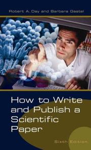 Cover of How to Write and Publish a Scientific Paper