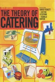 Cover of The theory of catering