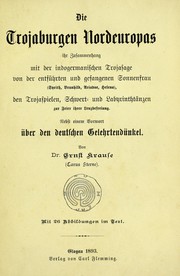 Cover of Die Trojaburgen Nordeuropas