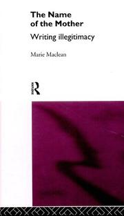 Cover of The name of the mother