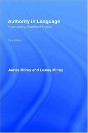 Cover of Authority in language