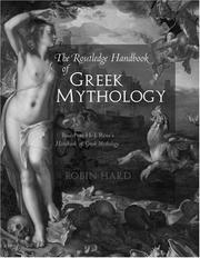 Cover of The Routledge handbook of Greek mythology