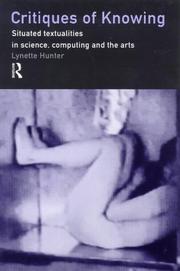 Cover of Critiques of knowing
