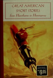 Cover of Great American Short Stories from Hawthorne to Hemingway