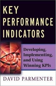 Cover of Key performance indicators