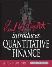 Cover of Paul Wilmott Introduces Quantitative Finance
