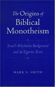 Cover of The Origins of Biblical Monotheism