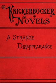 Cover of A strange disappearance