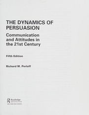 Cover of The dynamics of persuasion