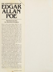 Cover of The Annotated tales of Edgar Allan Poe