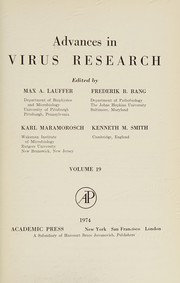 Cover of Advances in Virus Research