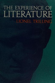 Cover of The experience of literature