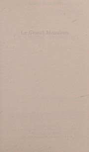 Cover of Le grand Meaulnes