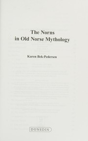 Cover of The Norns in old Norse mythology