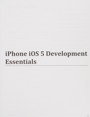Cover of Fundamentos del desarrollo de iPhone iOS 5