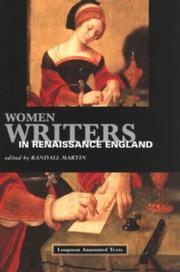 Cover of Women Writers in Renaissance England