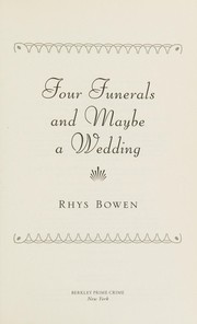Cover of Four Funerals and Maybe a Wedding