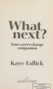 Cover of What Next?