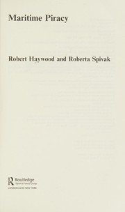 Cover of Maritime piracy
