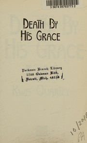 Cover of Death by his grace