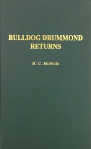 Cover of Bulldog Drummond returns