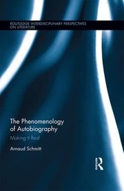 Cover of Phenomenology of Autobiography