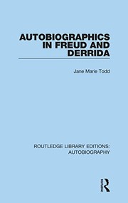 Cover of Autobiographics in Freud and Derrida