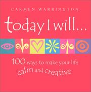 Cover of Today I Will