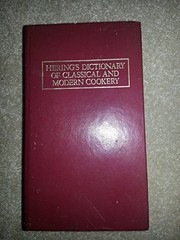 Cover of Hering's dictionary of classical and modern cookery