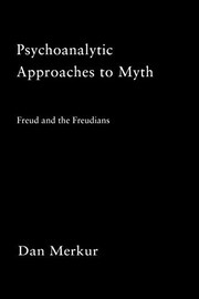 Cover of Psychoanalytic approaches to myth
