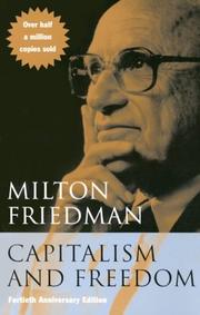 Cover of Capitalism and freedom