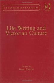Cover of Life Writing and Victorian Culture