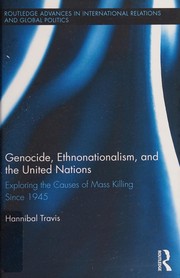 Cover of Genocide, ethnonationalism, and the United Nations