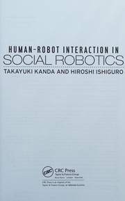 Cover of Human-Robot Interaction in Social Robotics