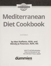 Cover of Mediterranean diet cookbook for dummies