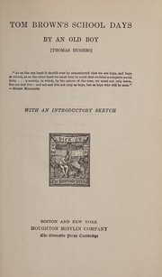 Cover of Tom Brown's School Days